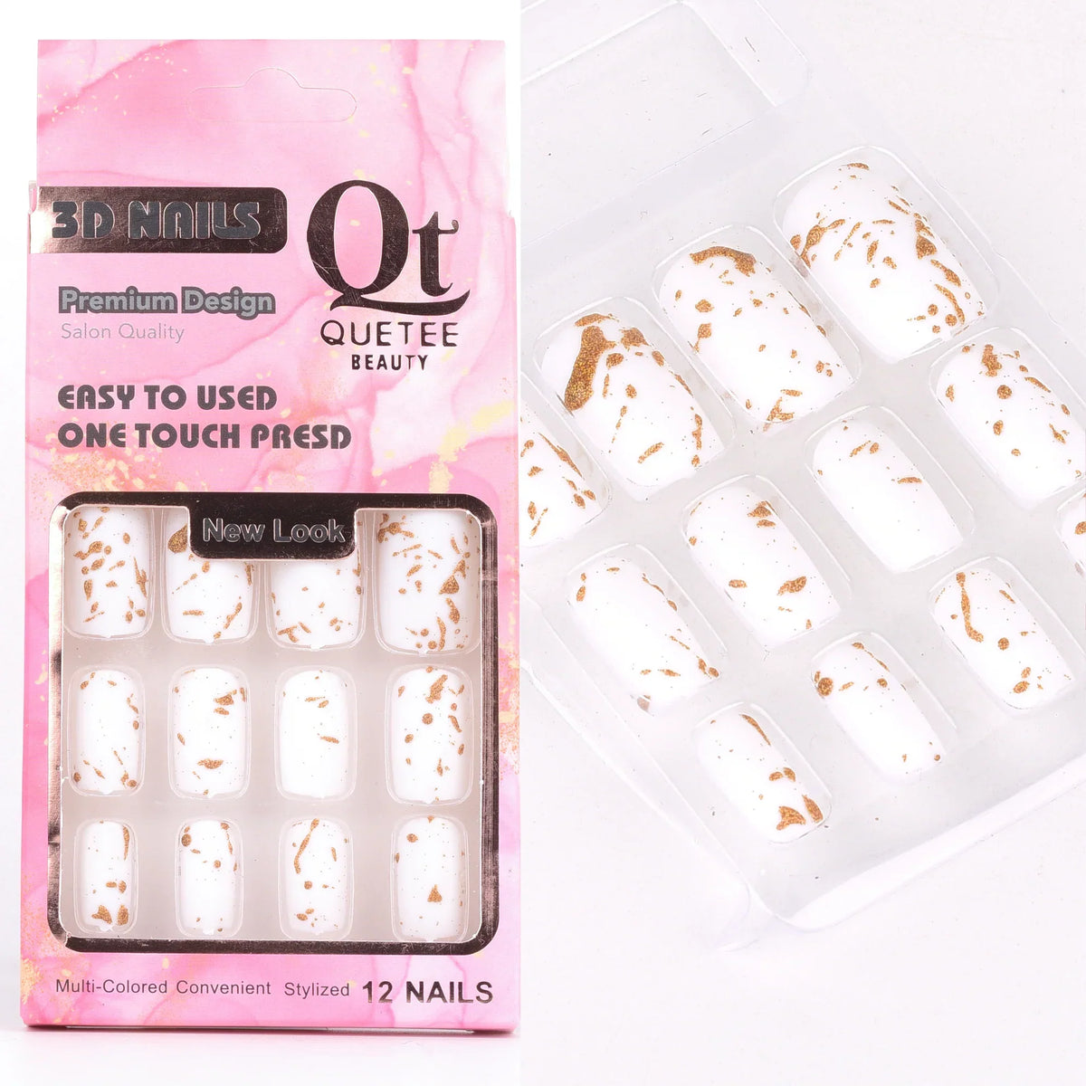 Quetee Beauty 3D Nails Premium Design Fifteen - Buy Online in Pakistan at Cosmia.pk