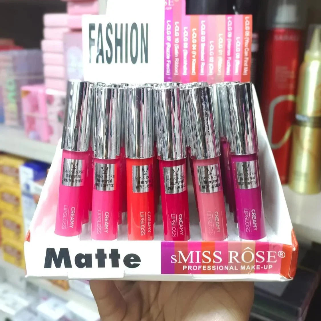 Miss Rose Lip Gloss Crayons - 6 Pcs Set - Buy Online in Pakistan at Cosmia.pk