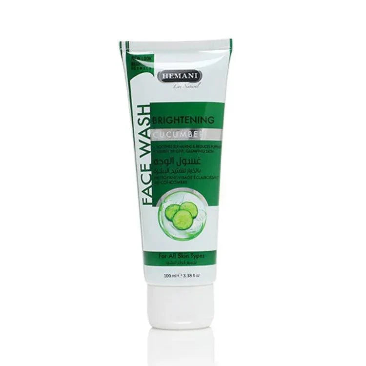 Hemani Live Natural - Cucumber Face Wash - 100ml - Buy Online in Pakistan at Cosmia.pk