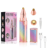 2-in-1 Rechargeable Facial & Eyebrow Hair Trimmer - Buy Online in Pakistan at Cosmia.pk