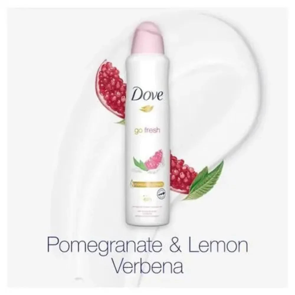 Dove Go Fresh Pomegranate & Lemon Deodorant Spray – 250ml - Buy Online in Pakistan at Cosmia.pk