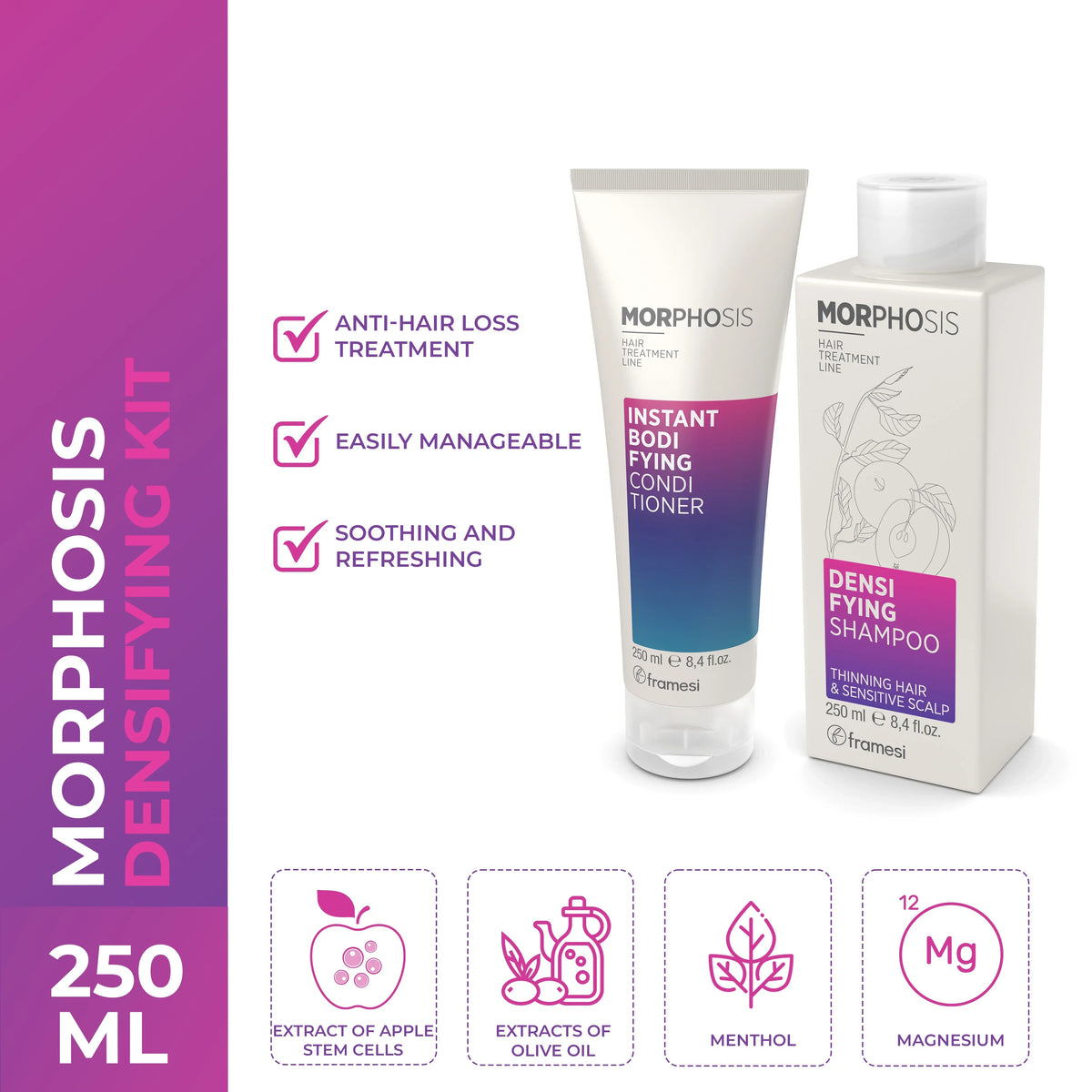 Framesi - Morphosis Densifying Kit 250 ml - Buy Online in Pakistan at Cosmia.pk