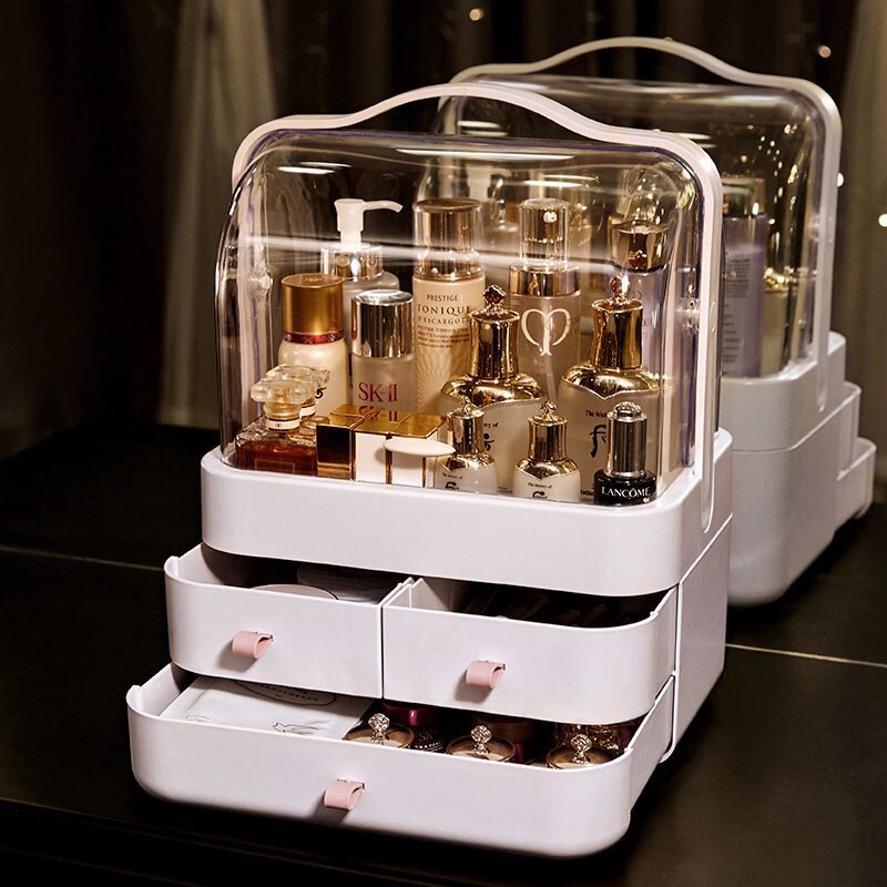 Modern Cosmetic Organizer Makeup Storage Holder 3 Layer - Buy Online in Pakistan at Cosmia.pk
