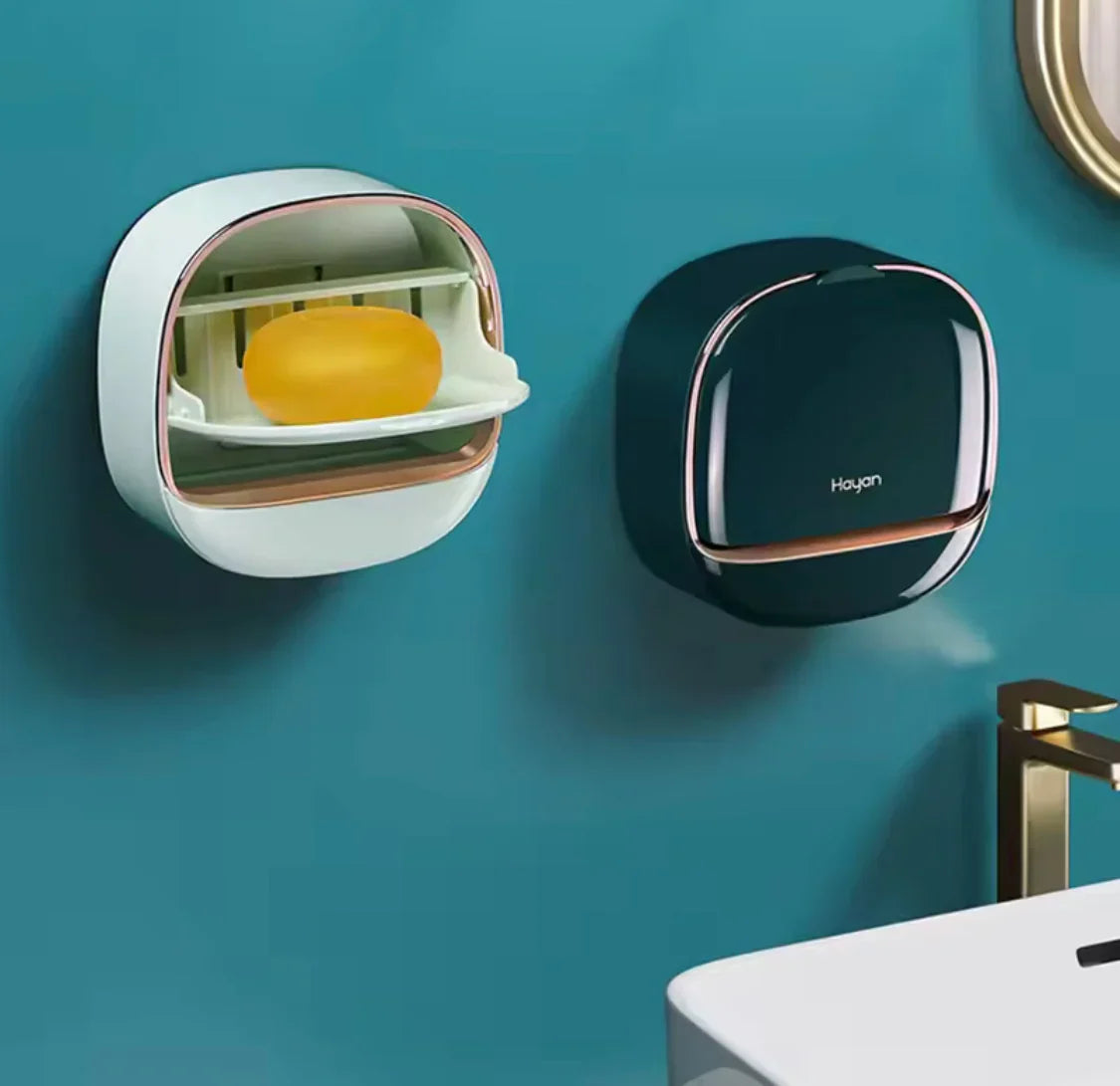 Wall Mounted Soap Holder With Flip Cover - Buy Online in Pakistan at Cosmia.pk