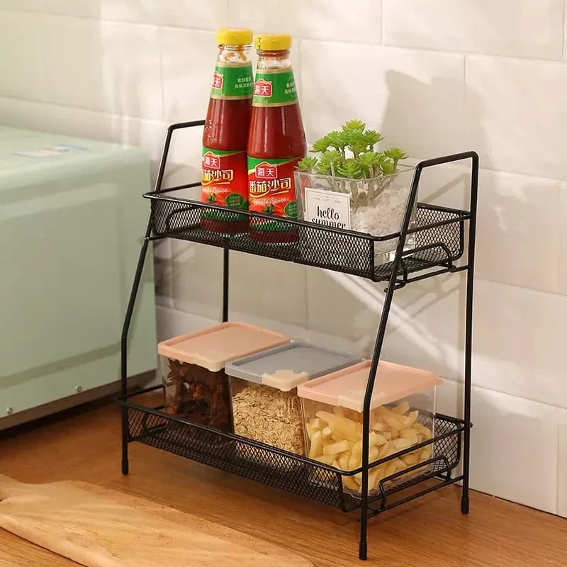 2 Layer Multi-Purpose Mini Portable Iron Organizer - Buy Online in Pakistan at Cosmia.pk