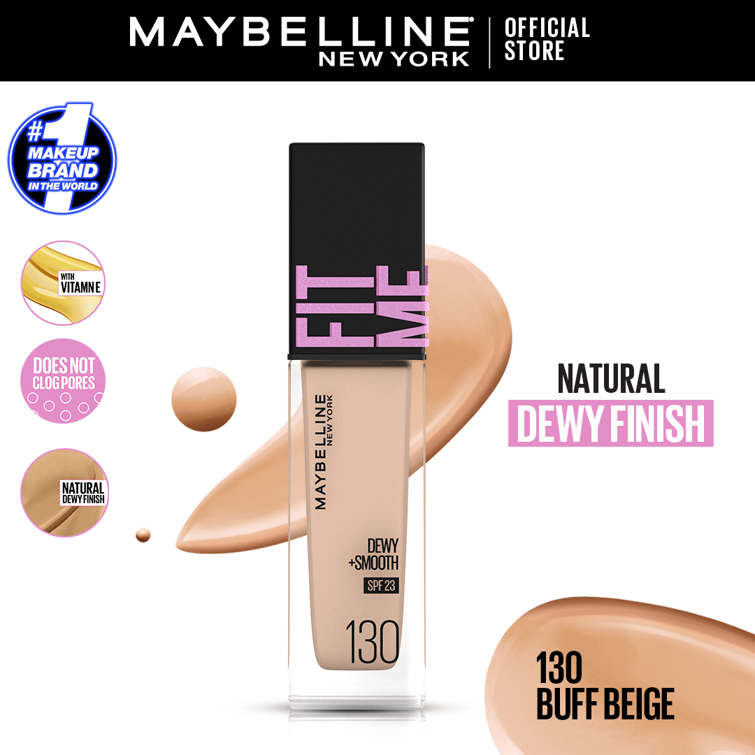 Original Maybelline New York Fitme Dewy & Smooth Liquid Foundation - Buy Online in Pakistan at Cosmia.pk