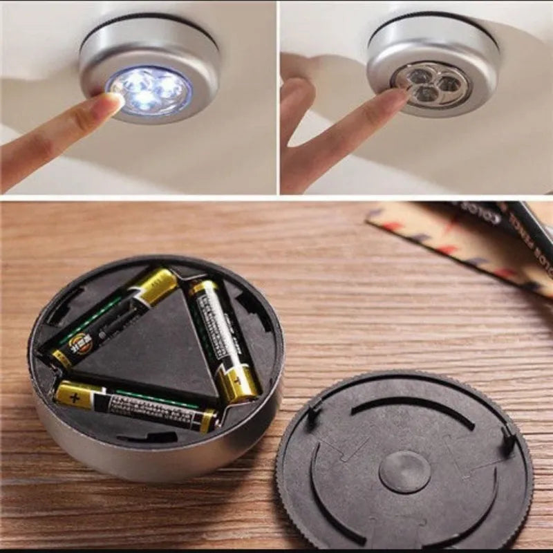 Battery Powered Mini Wireless LED Under Cabinet Light Led Touch - Buy Online in Pakistan at Cosmia.pk