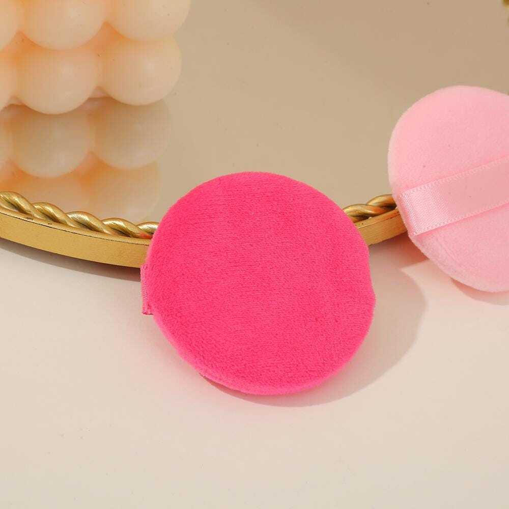3pcs/set Round Compact & Loose Powder Puff - Buy Online in Pakistan at Cosmia.pk