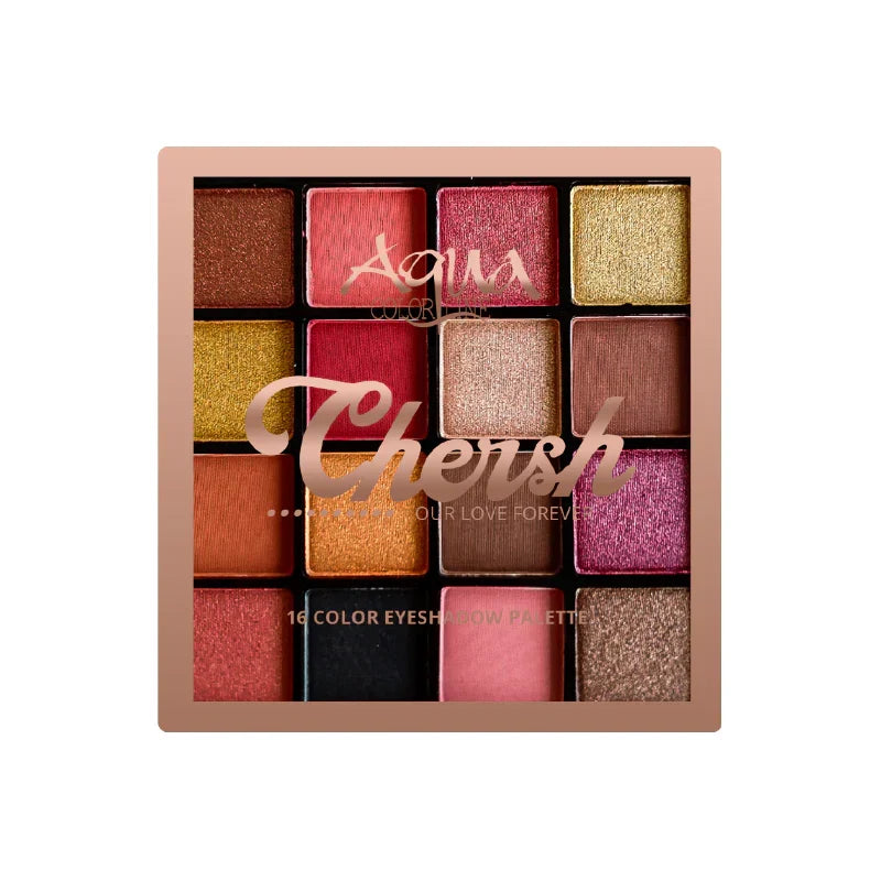 Aqua Color Line Cherish Eyeshadow Palette ( 16 Color) - Buy Online in Pakistan at Cosmia.pk