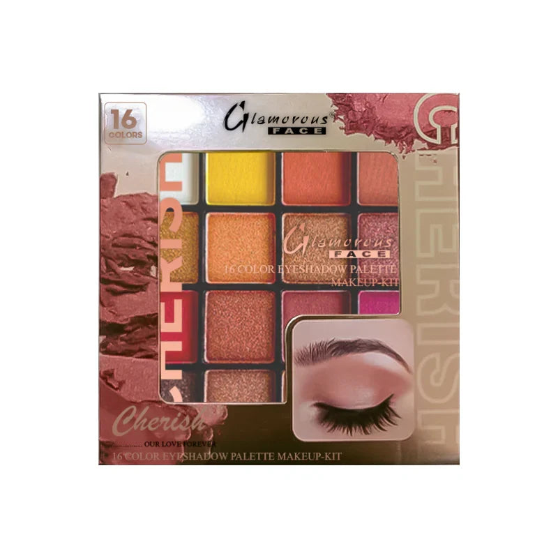 Glamorous Face 16 Color Cherish Eyeshadow Palette - Buy Online in Pakistan at Cosmia.pk