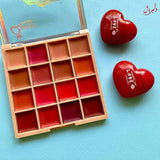 16 Colors Queen Mini Matte Lipstick Palette - Highly Pigmented - Buy Online in Pakistan at Cosmia.pk