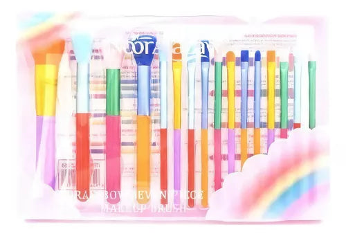 16 Pcs Noor Alazwi Makeup Brush Set - Buy Online in Pakistan at Cosmia.pk