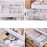 Transparent Plastic Four Layer Cosmetic Storage Box - Buy Online in Pakistan at Cosmia.pk