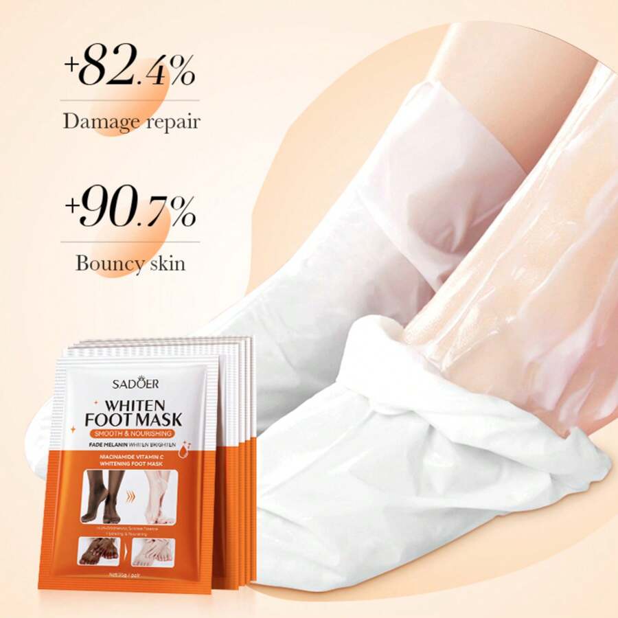 Sadoer Whiten Dark Knukle Fade Melanin Foot Mask - Buy Online in Pakistan at Cosmia.pk