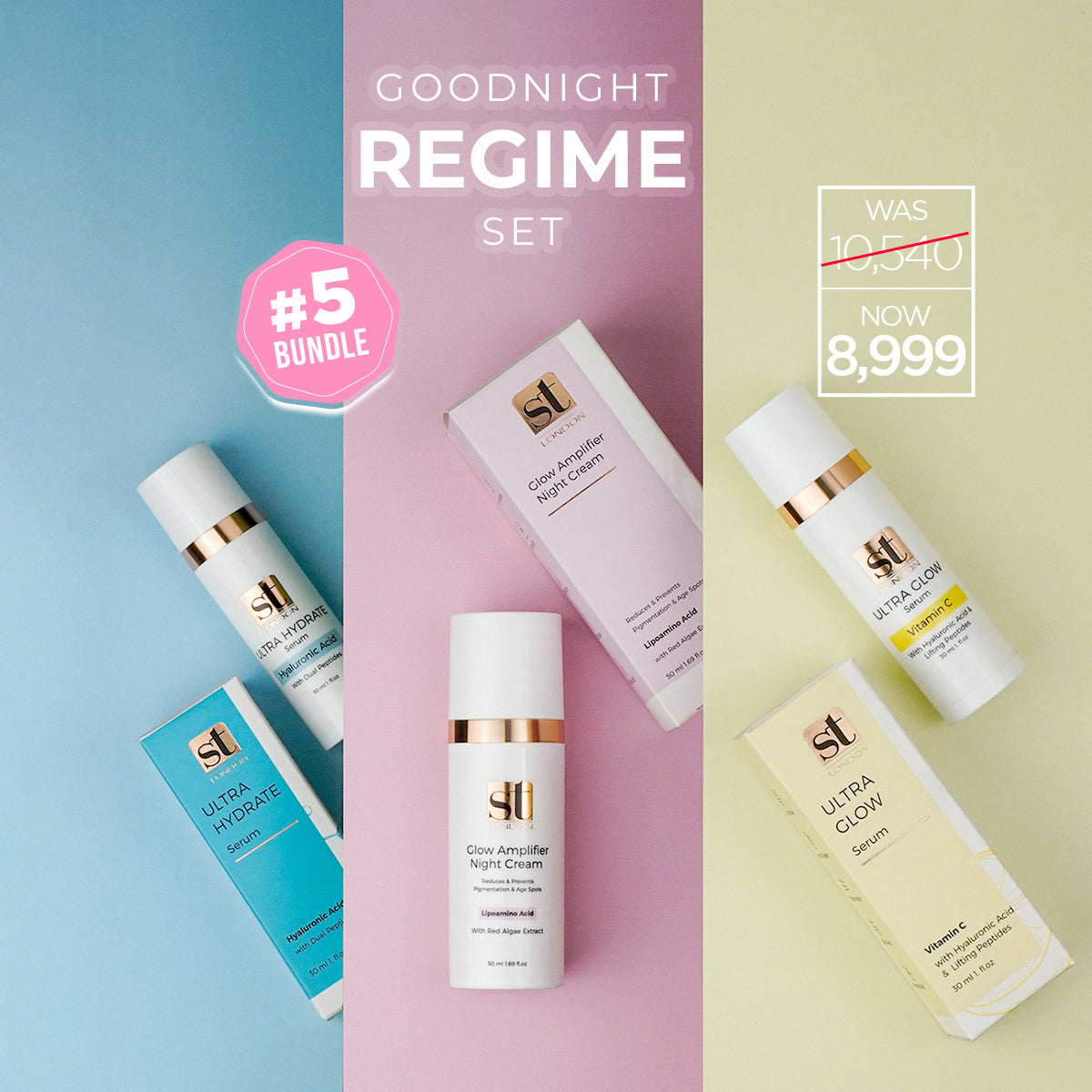 ST London - Goodnight Regime Set - Buy Online in Pakistan at Cosmia.pk
