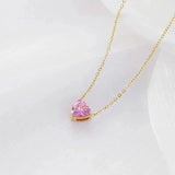 Stainless Steel Pink Heart Chain - Buy Online in Pakistan at Cosmia.pk