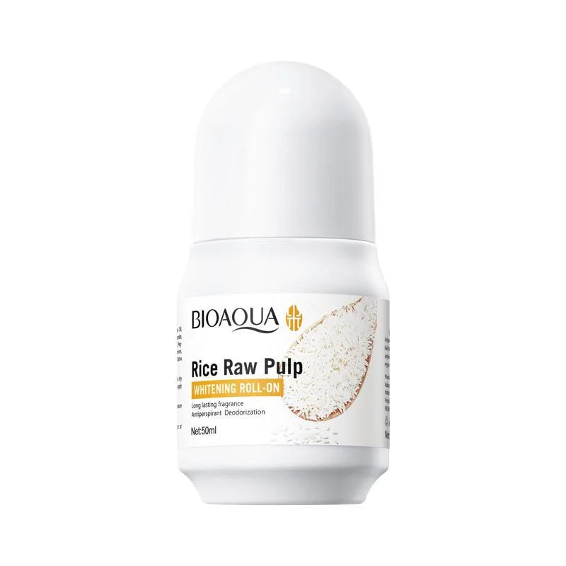 Bioaqua Rice Raw Pulp Whitening Roll-On - 50ml - Buy Online in Pakistan at Cosmia.pk