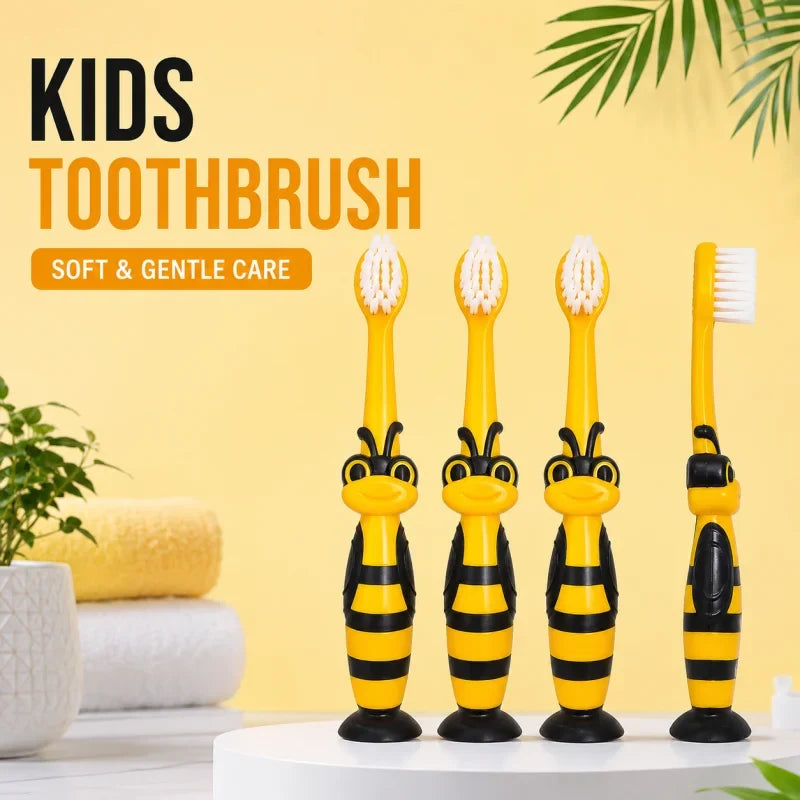 Make brushing fun for kids Cute bee design toothbrush with protective - Buy Online in Pakistan at Cosmia.pk