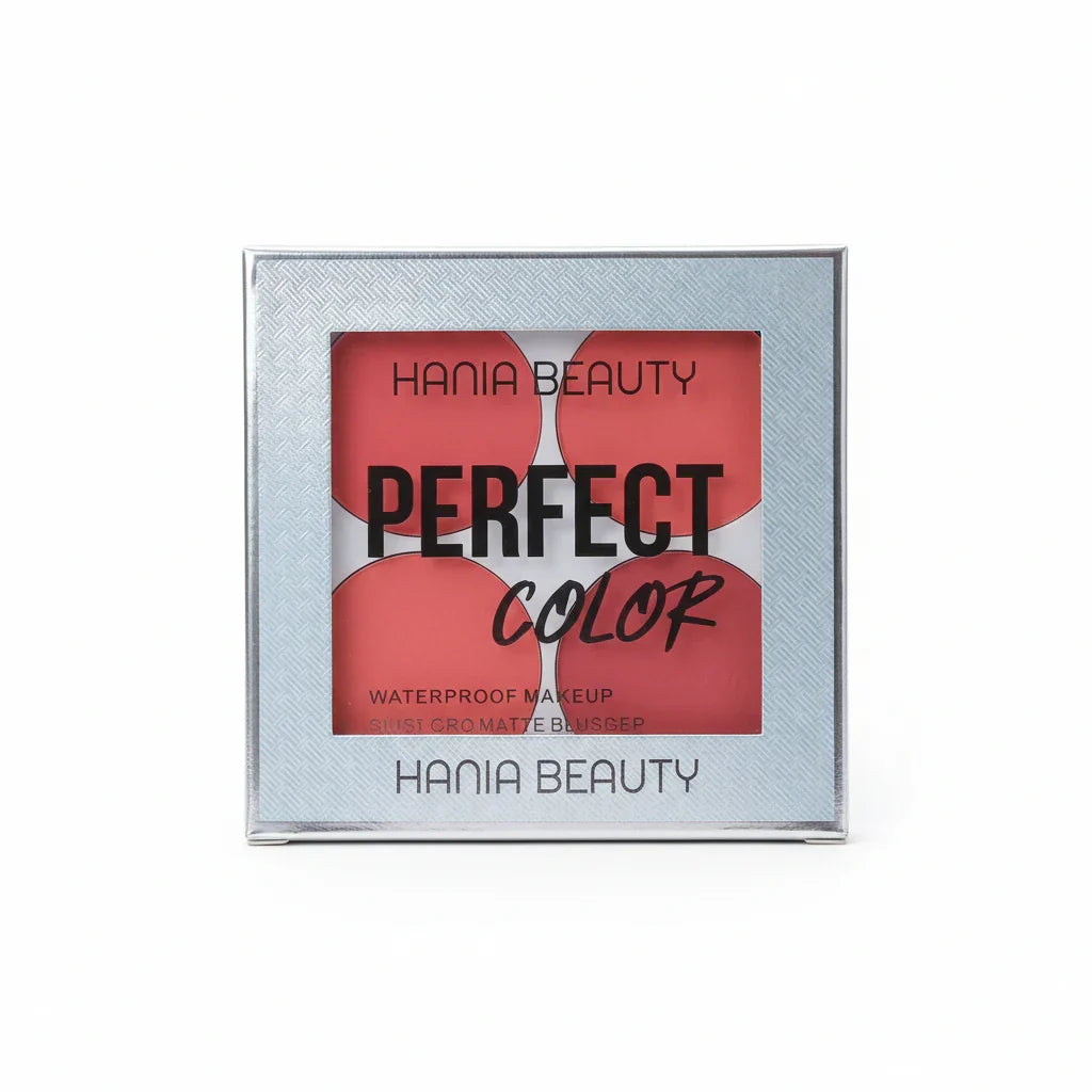 Hania Beauty Perfect Color Blusher Palette - 4 Colors - Buy Online in Pakistan at Cosmia.pk