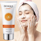 Bioaqua Vitamin C Clear Refershing Moisturizing Cleanser - 100g - Buy Online in Pakistan at Cosmia.pk