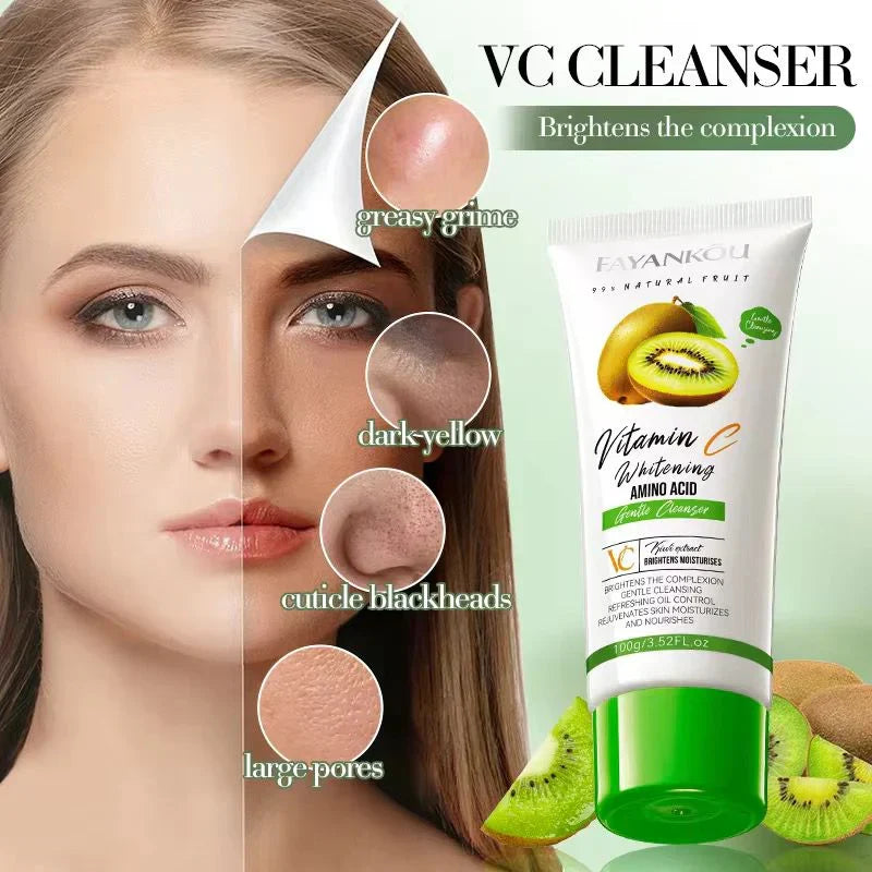FAYANKOU Kiwifruit Extract Whitening Oil Control Cleanser – 100g - Buy Online in Pakistan at Cosmia.pk