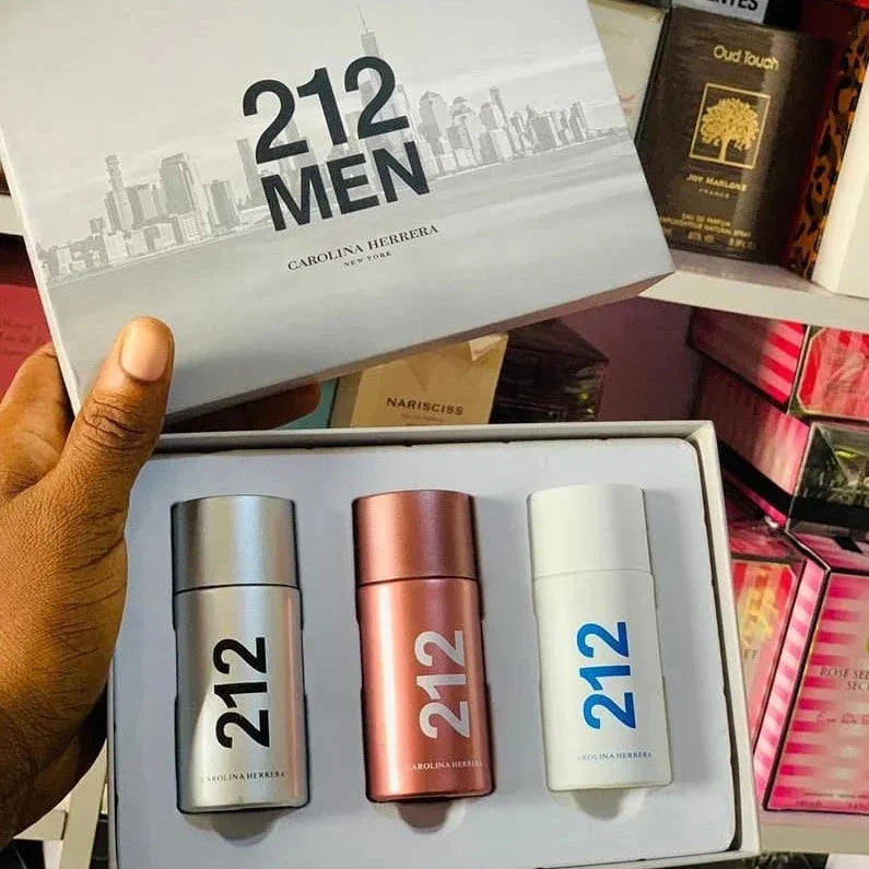 212 Men Gift Set 3x30ml - Dubai - 100% Original Testers - Buy Online in Pakistan at Cosmia.pk