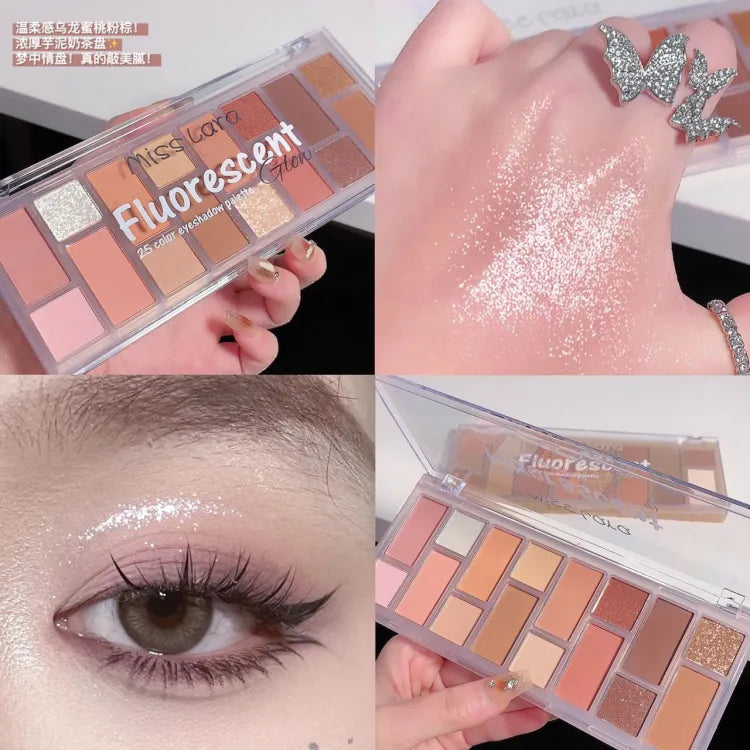 Miss Lara Fluorescent Eyeshadow Palette - 16 Colors - Buy Online in Pakistan at Cosmia.pk