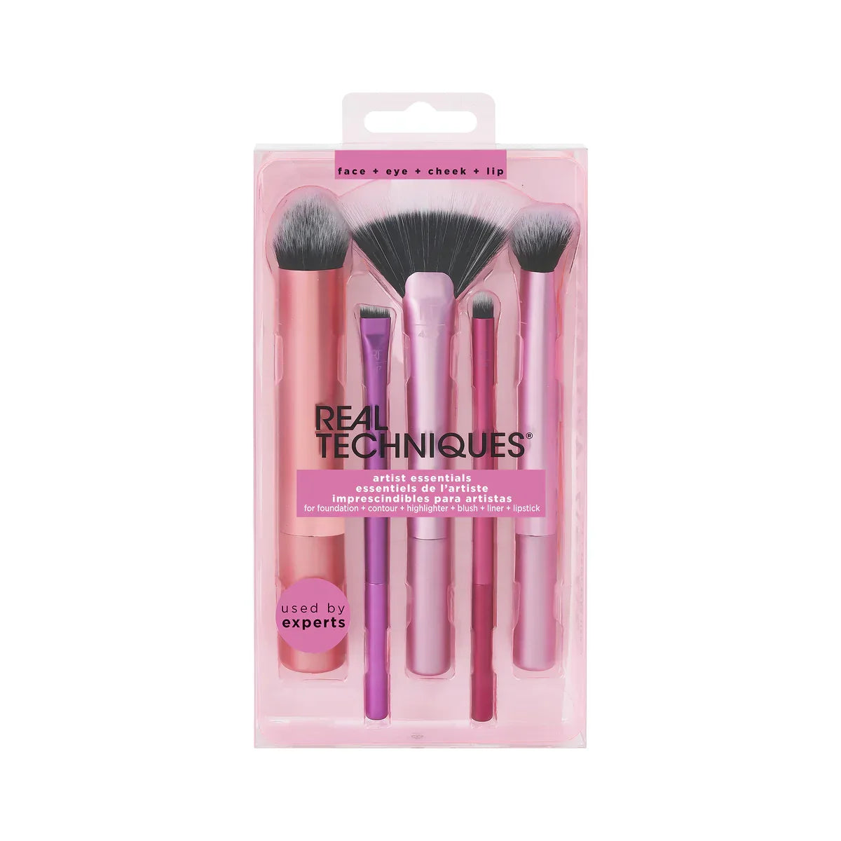 Real Technique Artist Essentials Makeup Brush Set - 5 Pcs - Buy Online in Pakistan at Cosmia.pk