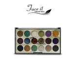 Face it 18 Shades Glitter Eyeshadow Palette - Buy Online in Pakistan at Cosmia.pk