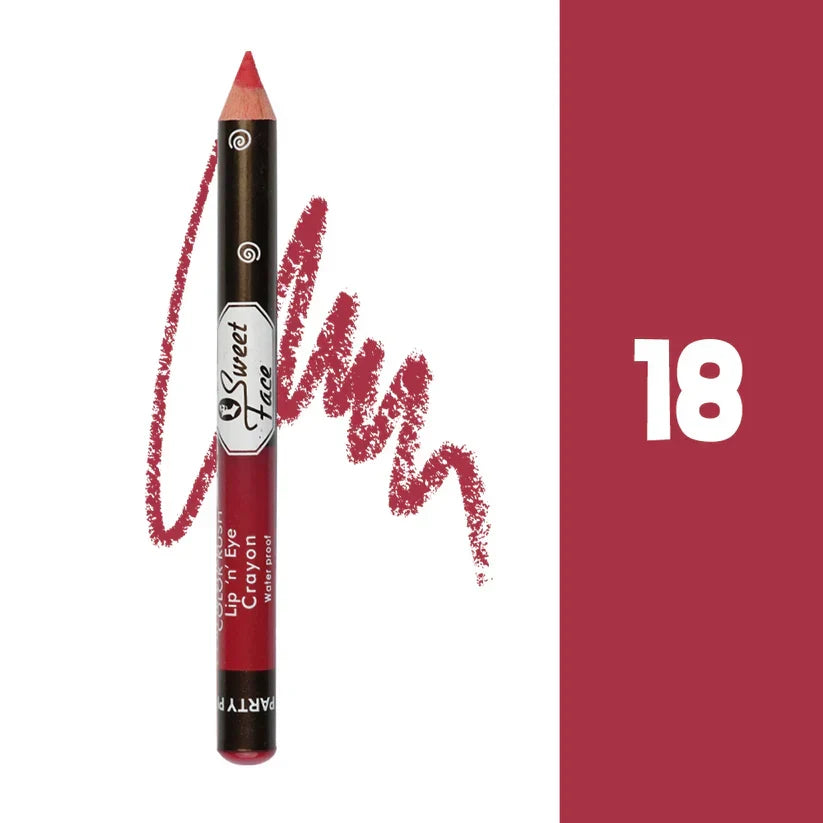 Sweet Face Jumbo Lip/Eye Crayon Pencil - Buy Online in Pakistan at Cosmia.pk