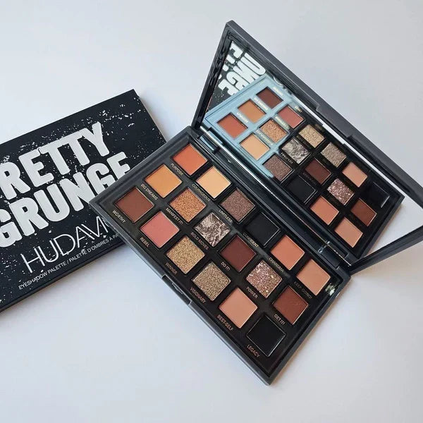 Hudamoji 18 color pretty grunge eyeshadow palette - Buy Online in Pakistan at Cosmia.pk