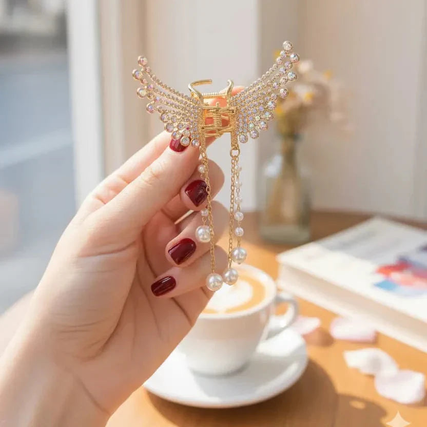 Butterfly hair clip catcher - Buy Online in Pakistan at Cosmia.pk
