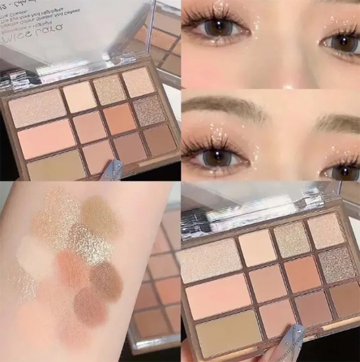 Miss Lara 12-Color Eyeshadow Palette - Buy Online in Pakistan at Cosmia.pk