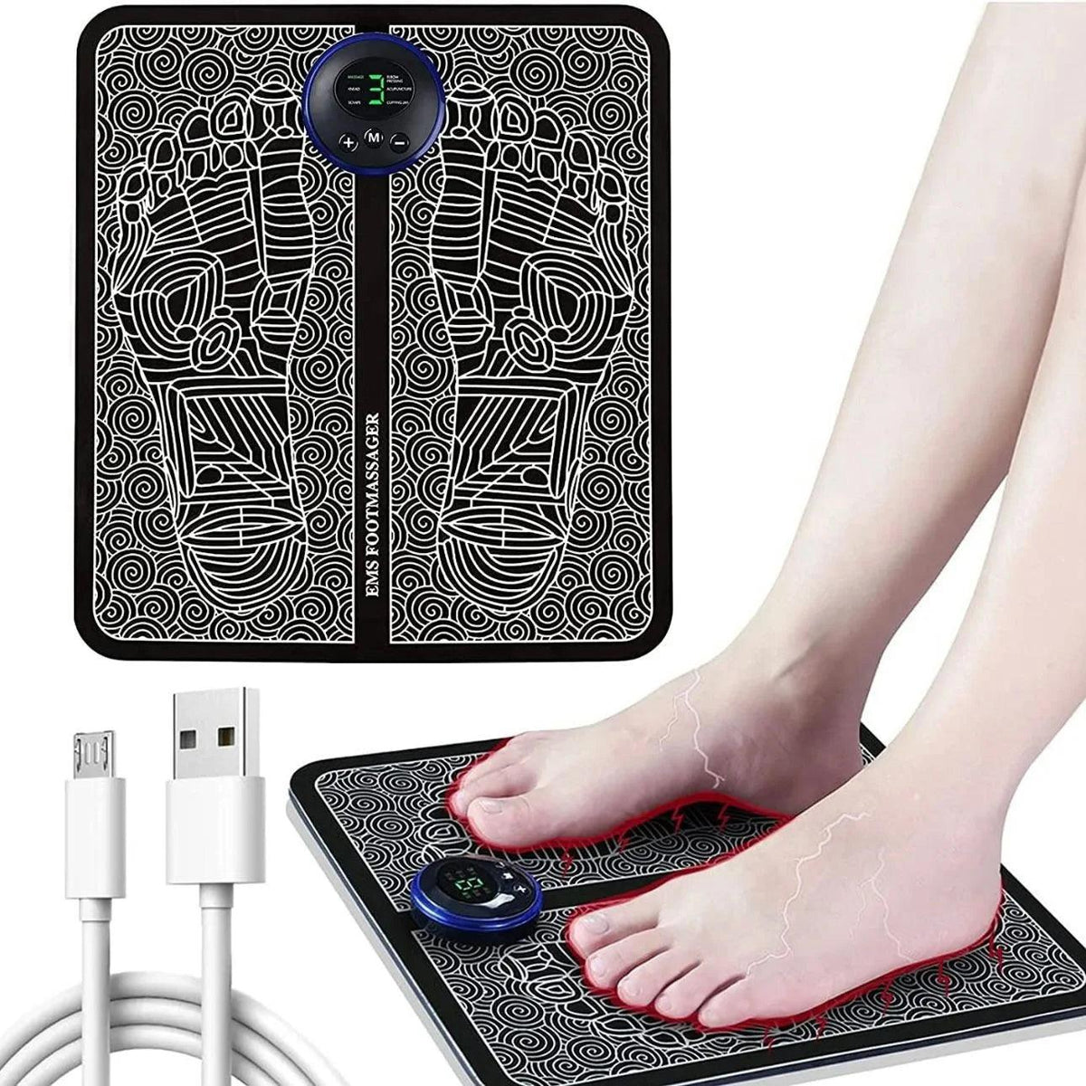 Electric EMS Foot Massager with FREE Mini Neck Massager - Buy Online in Pakistan at Cosmia.pk