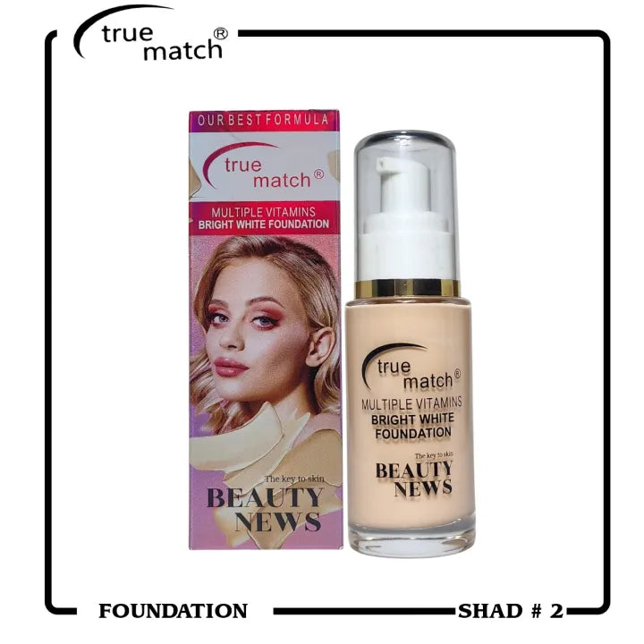 True Match Multiple Vitamins Bright White Foundation - Buy Online in Pakistan at Cosmia.pk