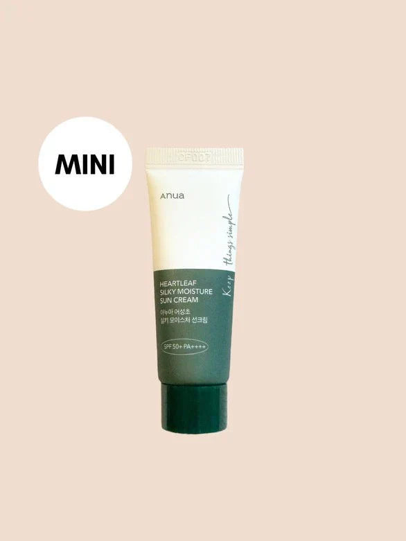 Anua Heartleaf Silky Sun Cream SPF50+ PA++++ 10ml - Buy Online in Pakistan at Cosmia.pk