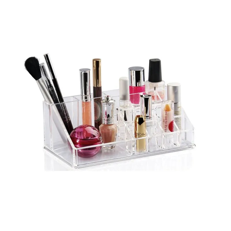 9 Grids Makeup Organizer Lipstick Jewellery Storage Box - Buy Online in Pakistan at Cosmia.pk