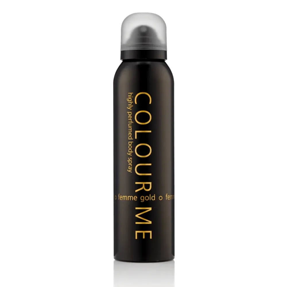 Colour Me Deodorant Spray Femme Gold - 150ml - Buy Online in Pakistan at Cosmia.pk