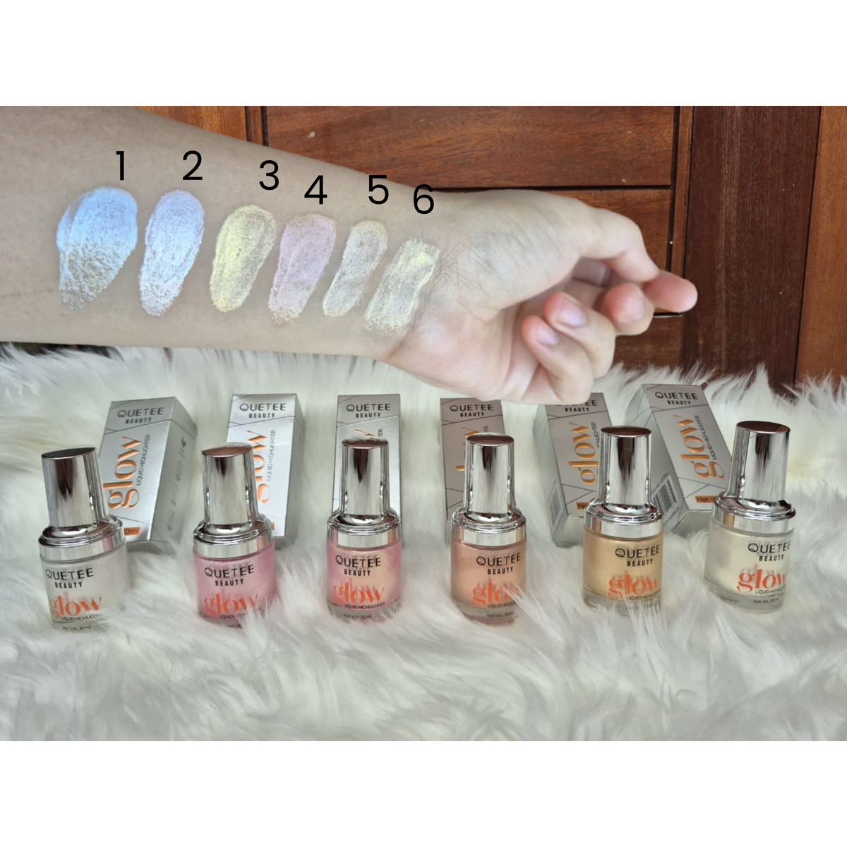 Quetee Beauty Glow Liquid Highlighter Each - 30ml - Buy Online in Pakistan at Cosmia.pk