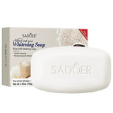 SADOER Whitening Soap Rice Mild Cleaning Soap 100g bar with box