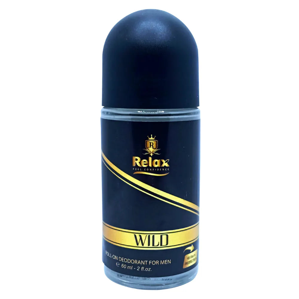 Relax Wild Deodorant roll on for Men - 60ml - Buy Online in Pakistan at Cosmia.pk