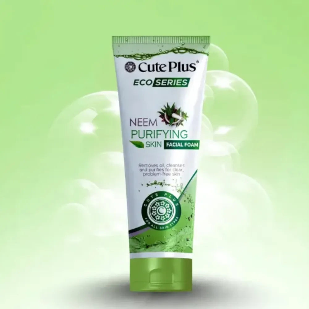 Cute Plus Eco Series Neem Purifying Facial Foam - 100ml - Buy Online in Pakistan at Cosmia.pk