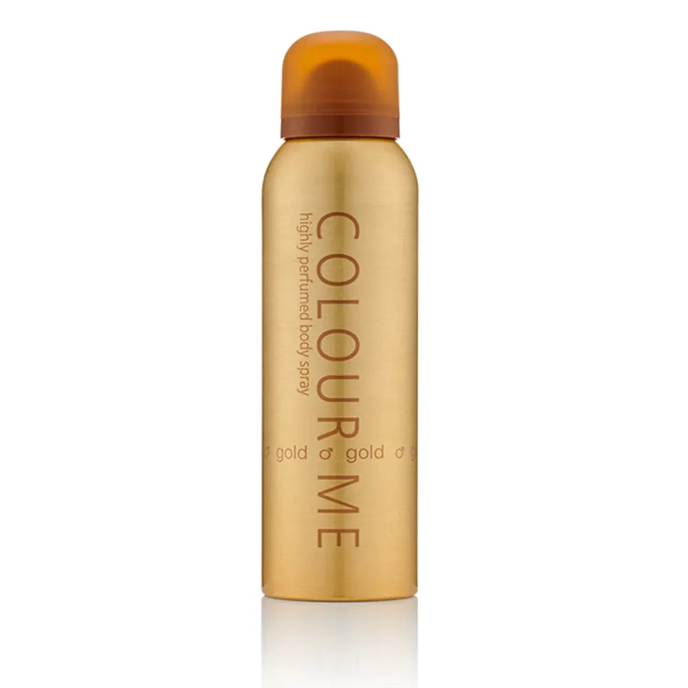 Colour Me Body Spray Gold Femme Gold - 150ml - Buy Online in Pakistan at Cosmia.pk
