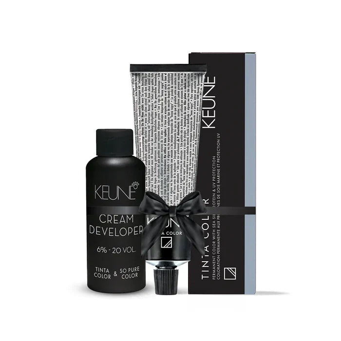 KEUNE TINTA LIGHTEST PEARL ASH BLONDE 1021 with Keune Developer 20 Volume - 60 ml - Buy Online in Pakistan at Cosmia.pk