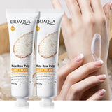 BIOAQUA Rice Raw Pulp Hand Cream 30g - Buy Online in Pakistan at Cosmia.pk
