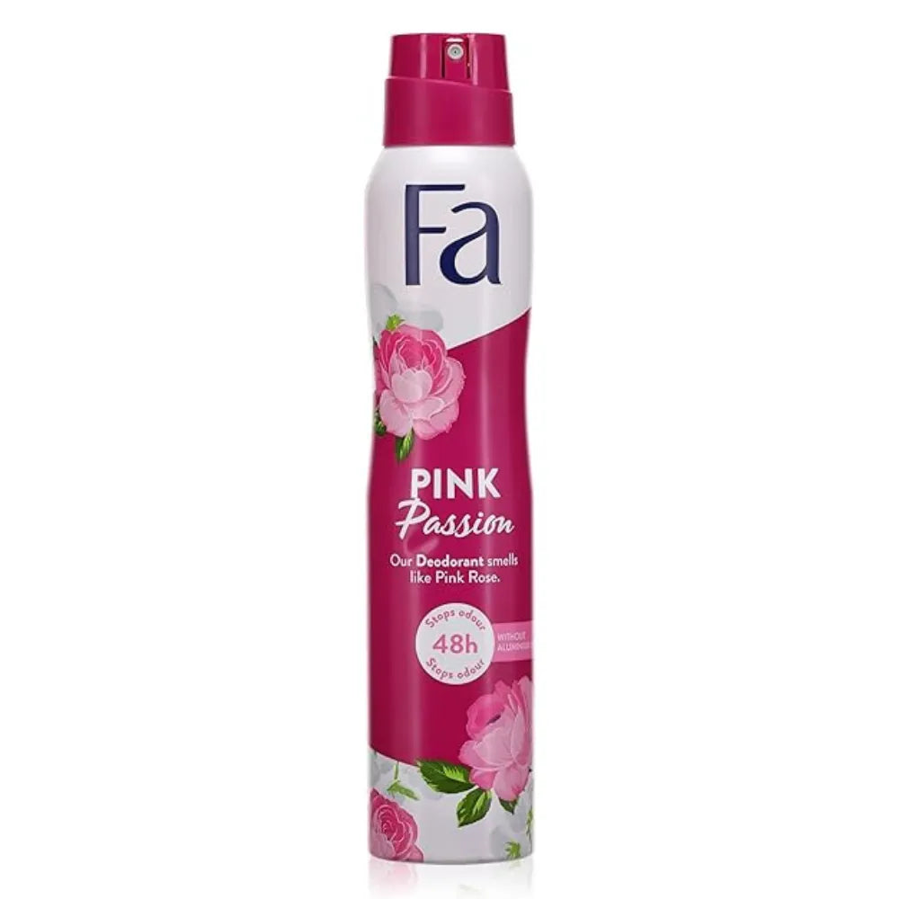 Fa Pink Passion Deodorant Spray Floral Scent - 200ml - Buy Online in Pakistan at Cosmia.pk