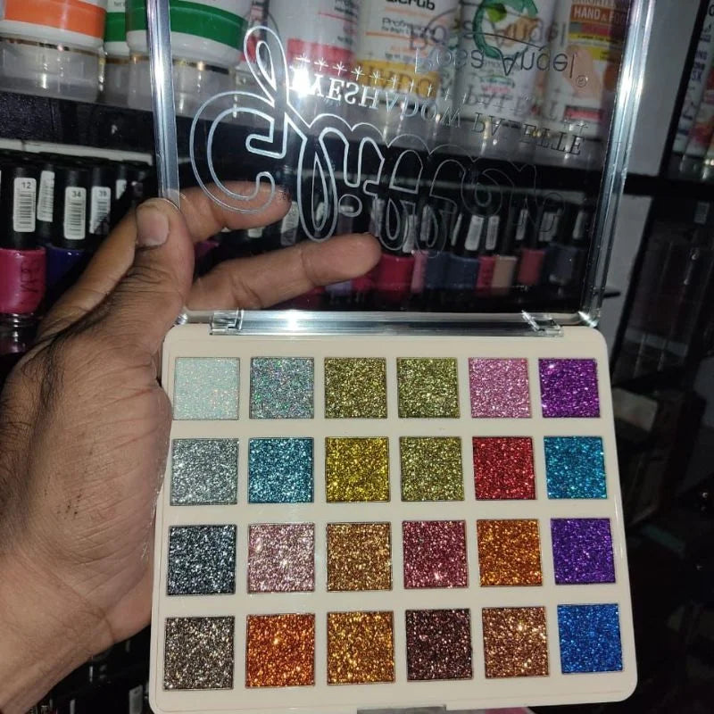 24 Color Glitter Eyeshadow Palette - Buy Online in Pakistan at Cosmia.pk