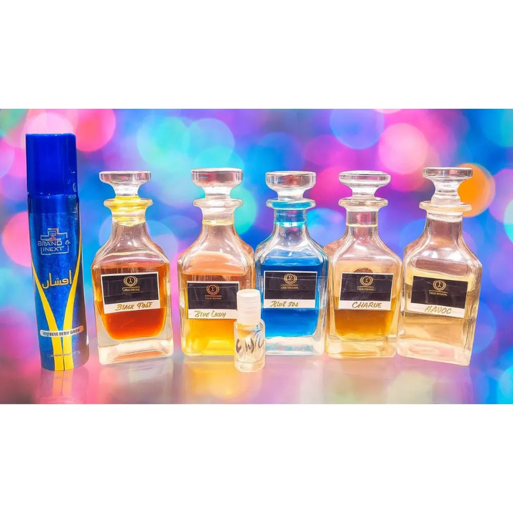 Original long lasting imported Non alcoholic attar - 75ml - Pack of 5 - Buy Online in Pakistan at Cosmia.pk
