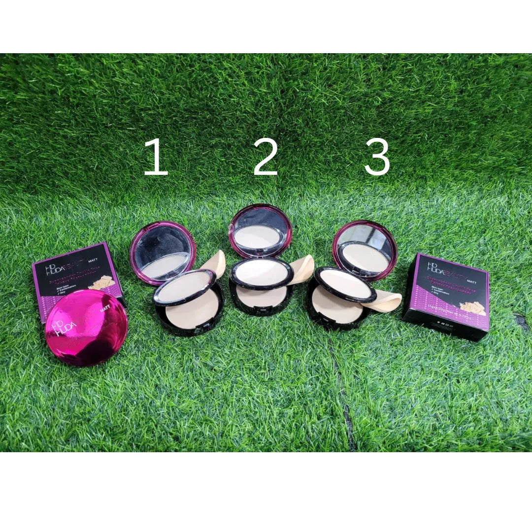 Huda Beauty Double Face Powder – Flawless Matte Perfection with Dual Power - Buy Online in Pakistan at Cosmia.pk