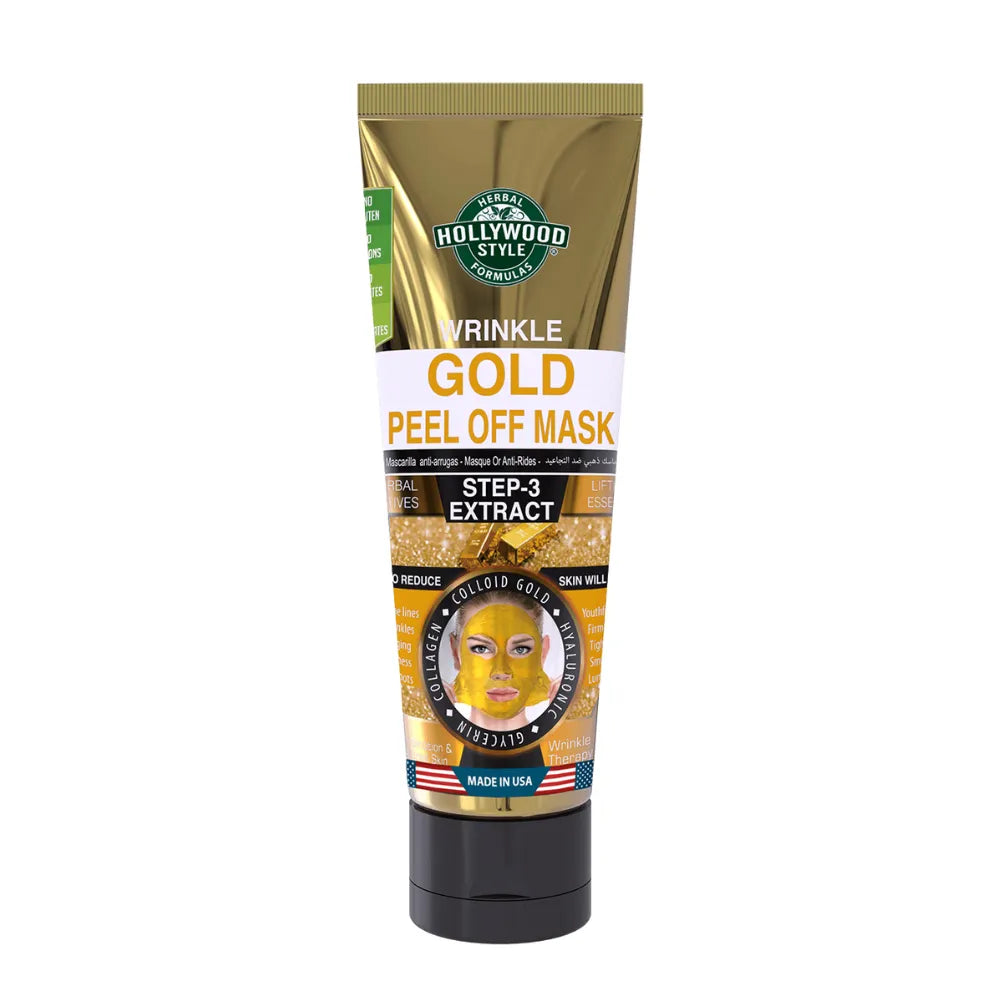 Hollywood Style Wrinkle Gold Peel Off Mask – 100ml - Buy Online in Pakistan at Cosmia.pk